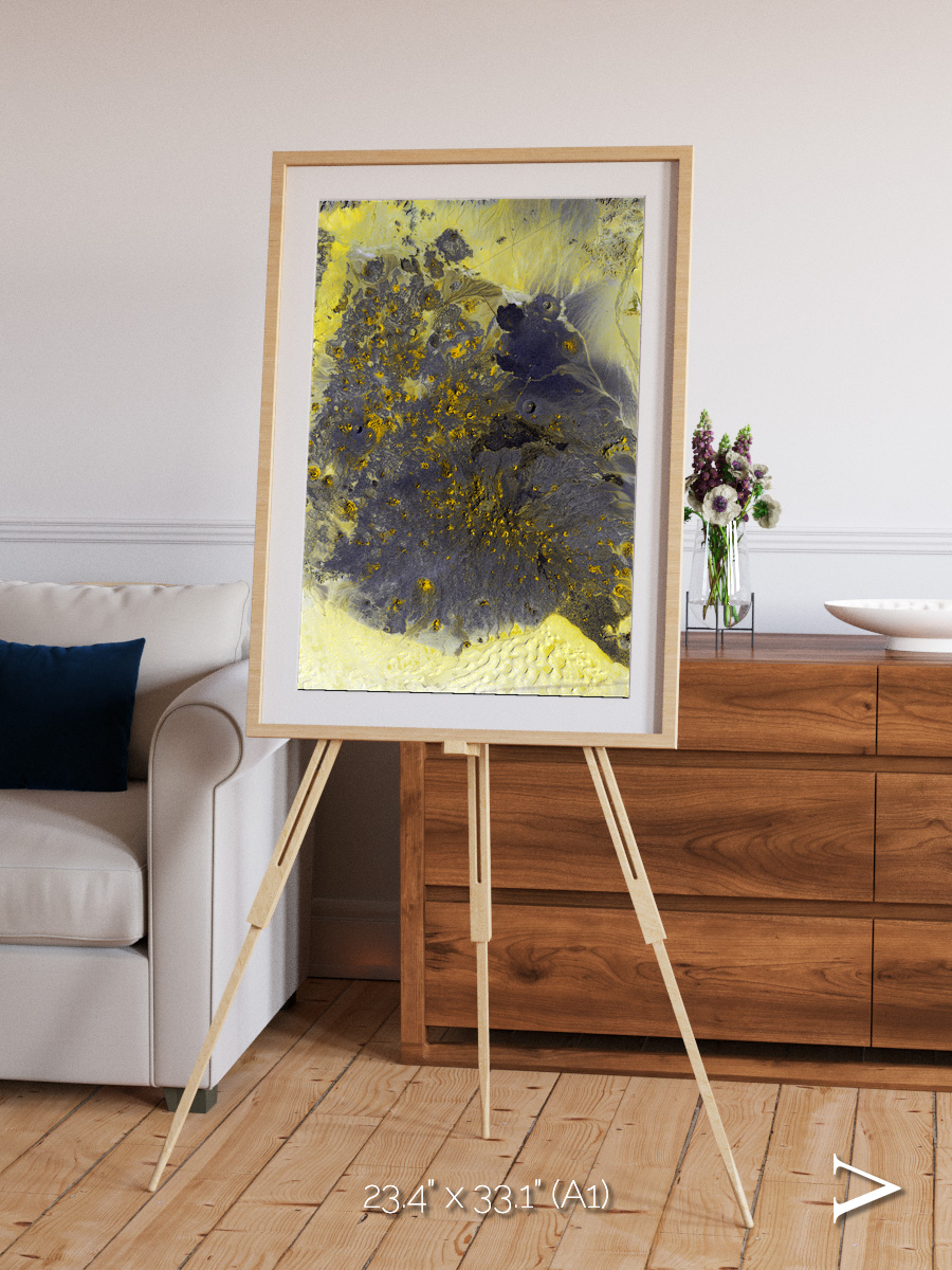 Dormant Giants, Pinacate Volcano Field Framed & Mounted Print