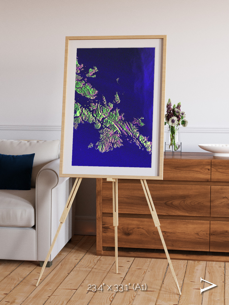 Remote Shores, Shetland Islands Framed & Mounted Print
