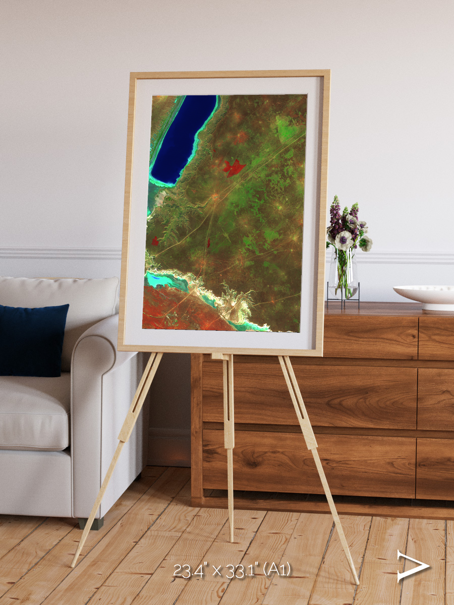 Ghost Waters, Sor Kaydak Framed & Mounted Print