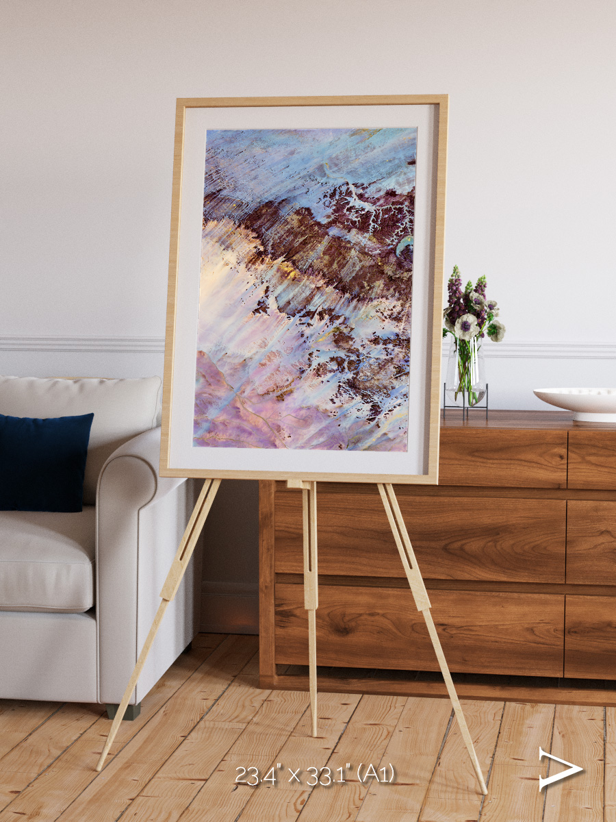 Storm and Stillness, Gweni-Fada Framed & Mounted Print