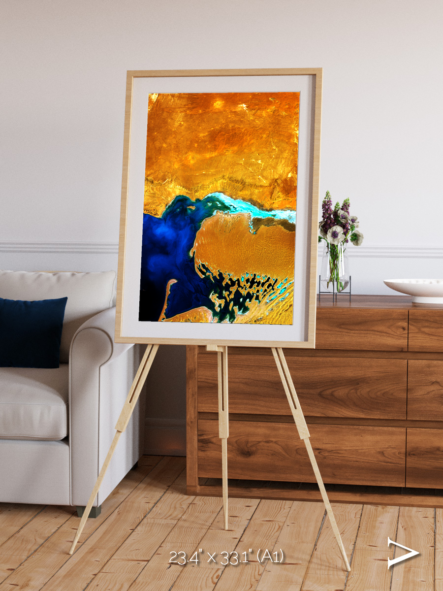 Coastal Phantom, Dardzha Peninsula Framed & Mounted Print