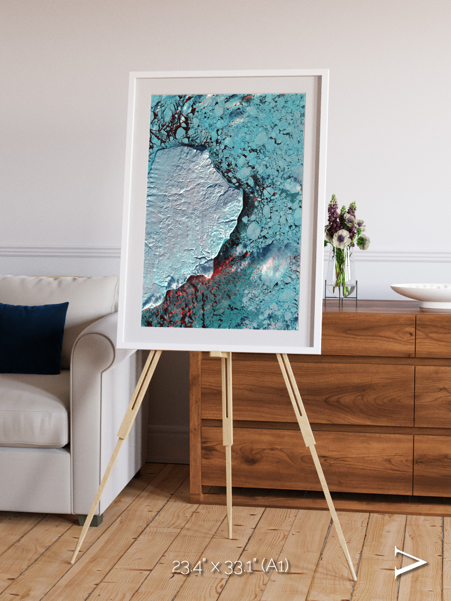 Island Sanctuary, Akpatok Island Framed & Mounted Print