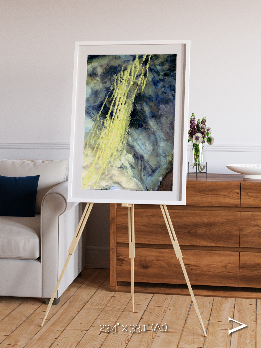 Shifting Sands, Algerian Abstract Framed & Mounted Print