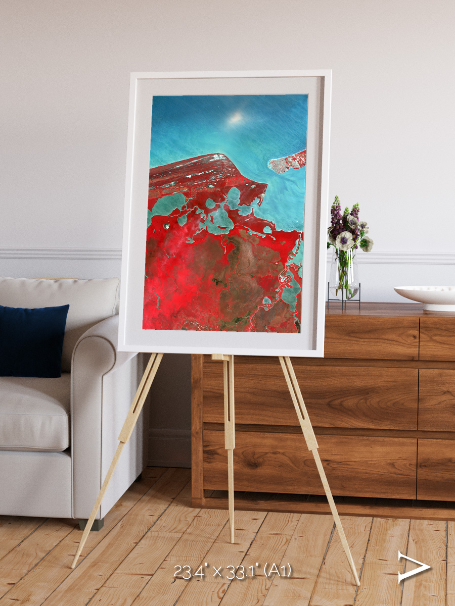 Remote Shores, Campeche Framed & Mounted Print