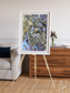 Lava Lines, Chilean Volcanoes Framed & Mounted Print