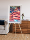 Fractured Earth, Western China Framed & Mounted Print