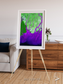 Delta Mosaic, Ganges River Delta Framed & Mounted Print