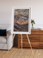 Volcanic Palette, Gosses Bluff Framed & Mounted Print