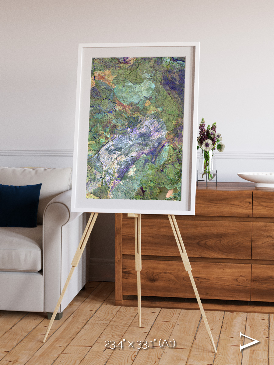Sands in Motion, Great Sandy Desert Framed & Mounted Print
