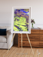 Lake Lines, Lake Amadeus Framed & Mounted Print