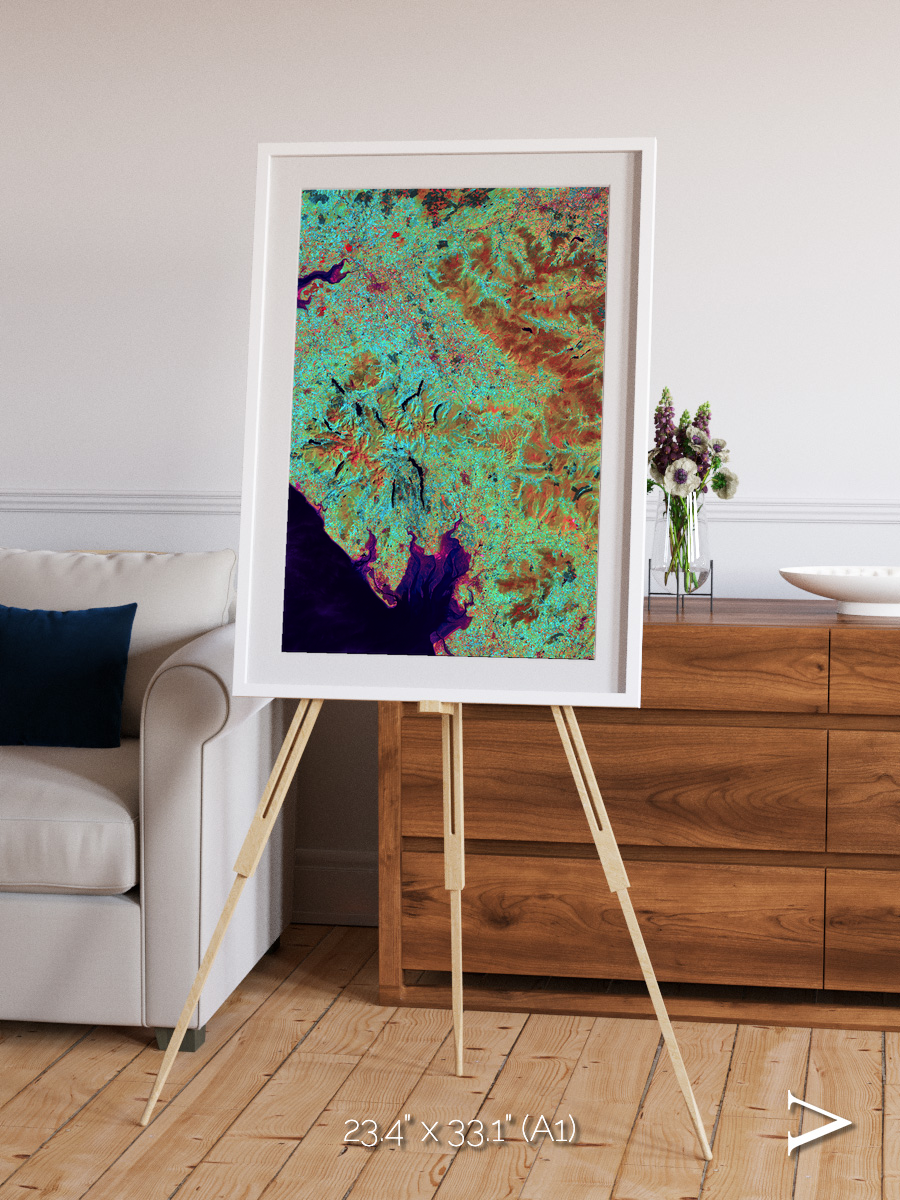 Polar Flow, Lake District Framed & Mounted Print