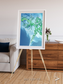 Arid Mosaic, Mississippi River Delta Framed & Mounted Print