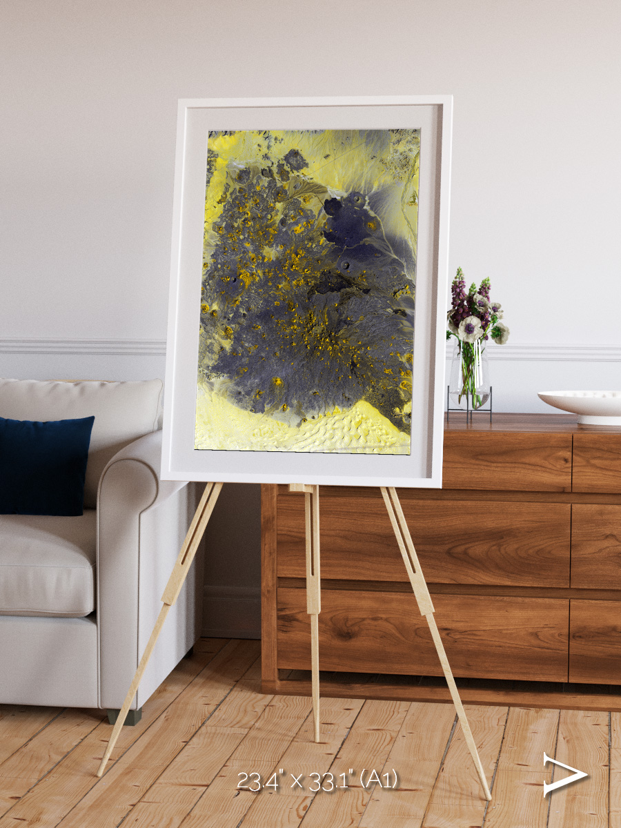 Dormant Giants, Pinacate Volcano Field Framed & Mounted Print