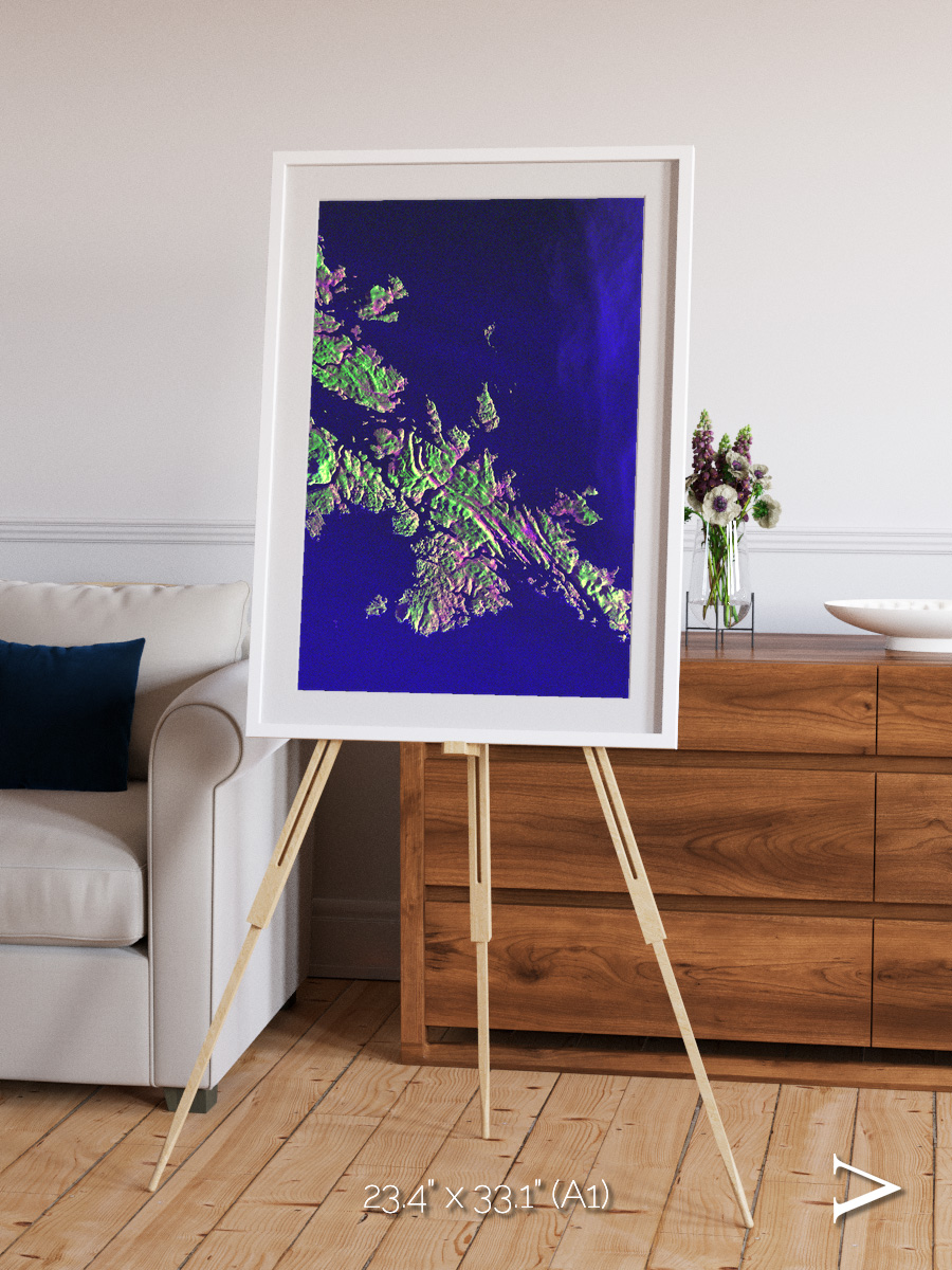 Remote Shores, Shetland Islands Framed & Mounted Print