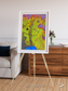 Glacial Ribbons, Chaunskaya Bay Framed & Mounted Print