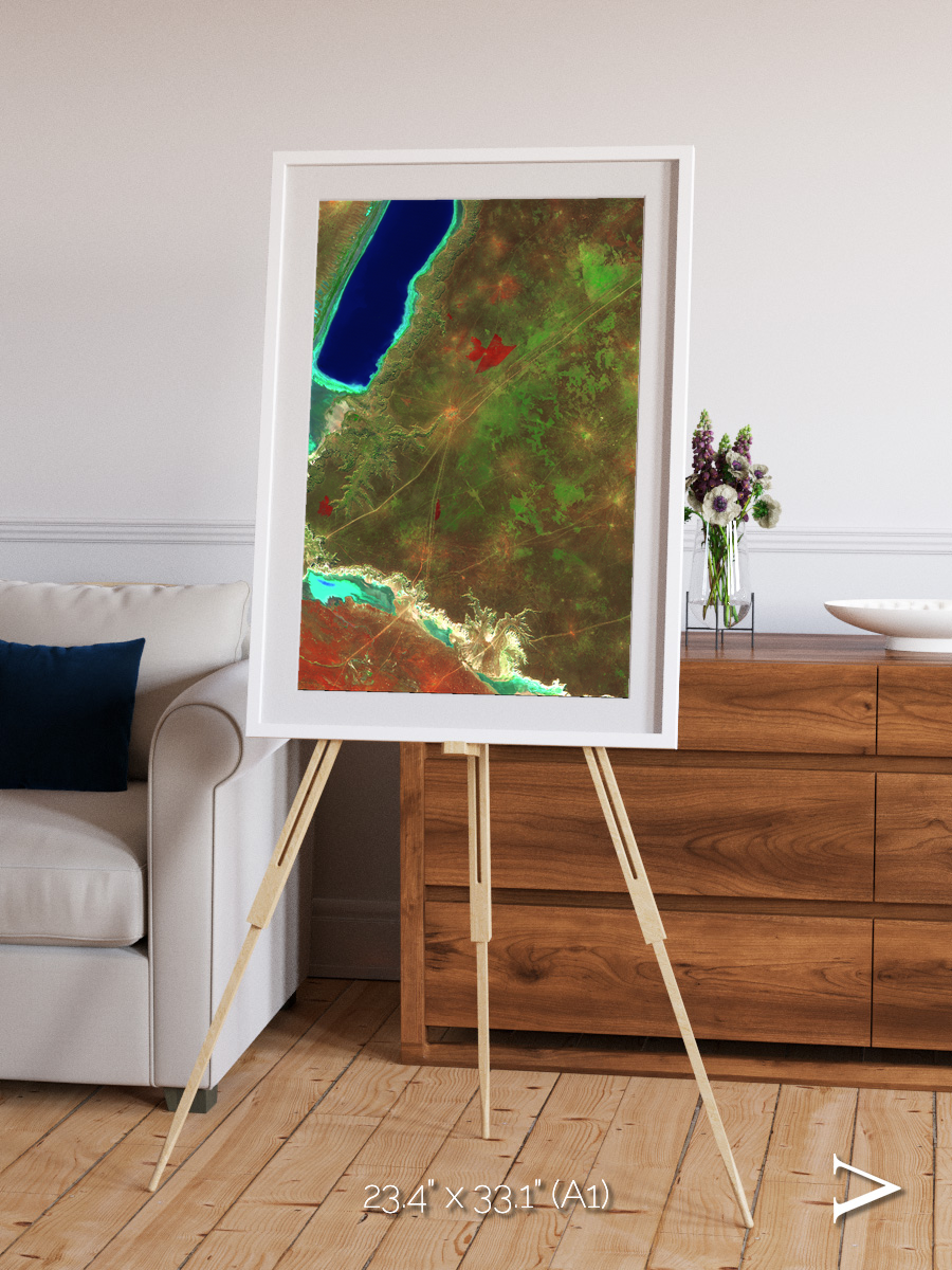 Ghost Waters, Sor Kaydak Framed & Mounted Print