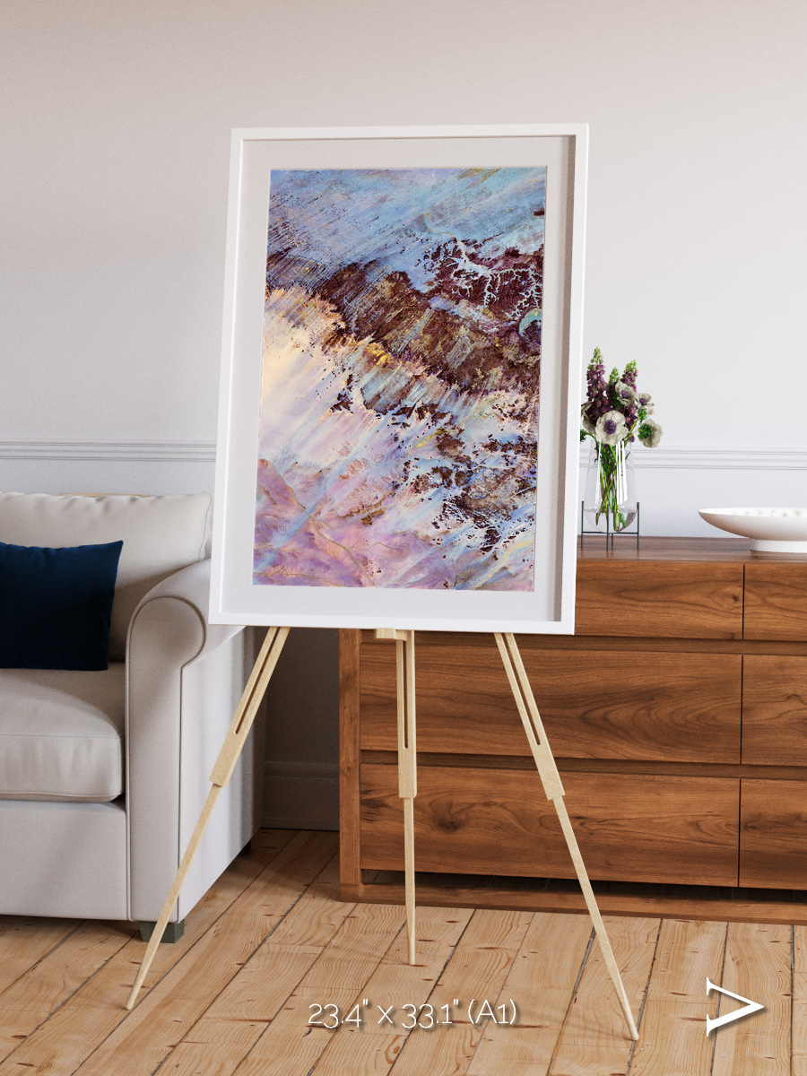 Storm and Stillness, Gweni-Fada Framed & Mounted Print