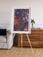 Geologic Tapestry, Asharah Fault Zone Framed & Mounted Print