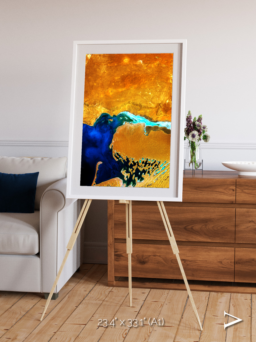 Coastal Phantom, Dardzha Peninsula Framed & Mounted Print