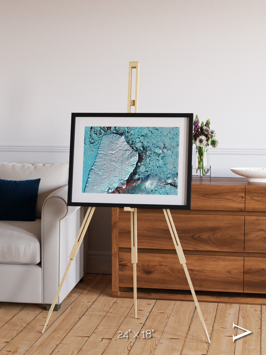 Island Sanctuary, Akpatok Island Framed & Mounted Print