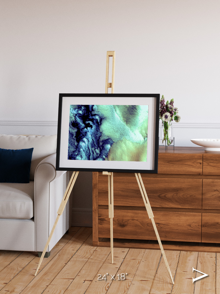 Shifting Skies, Aleutian Islands Framed & Mounted Print
