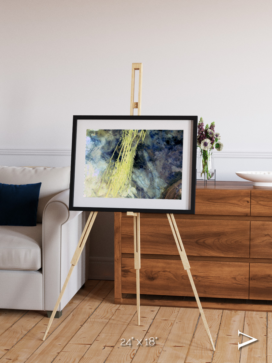 Shifting Sands, Algerian Abstract Framed & Mounted Print