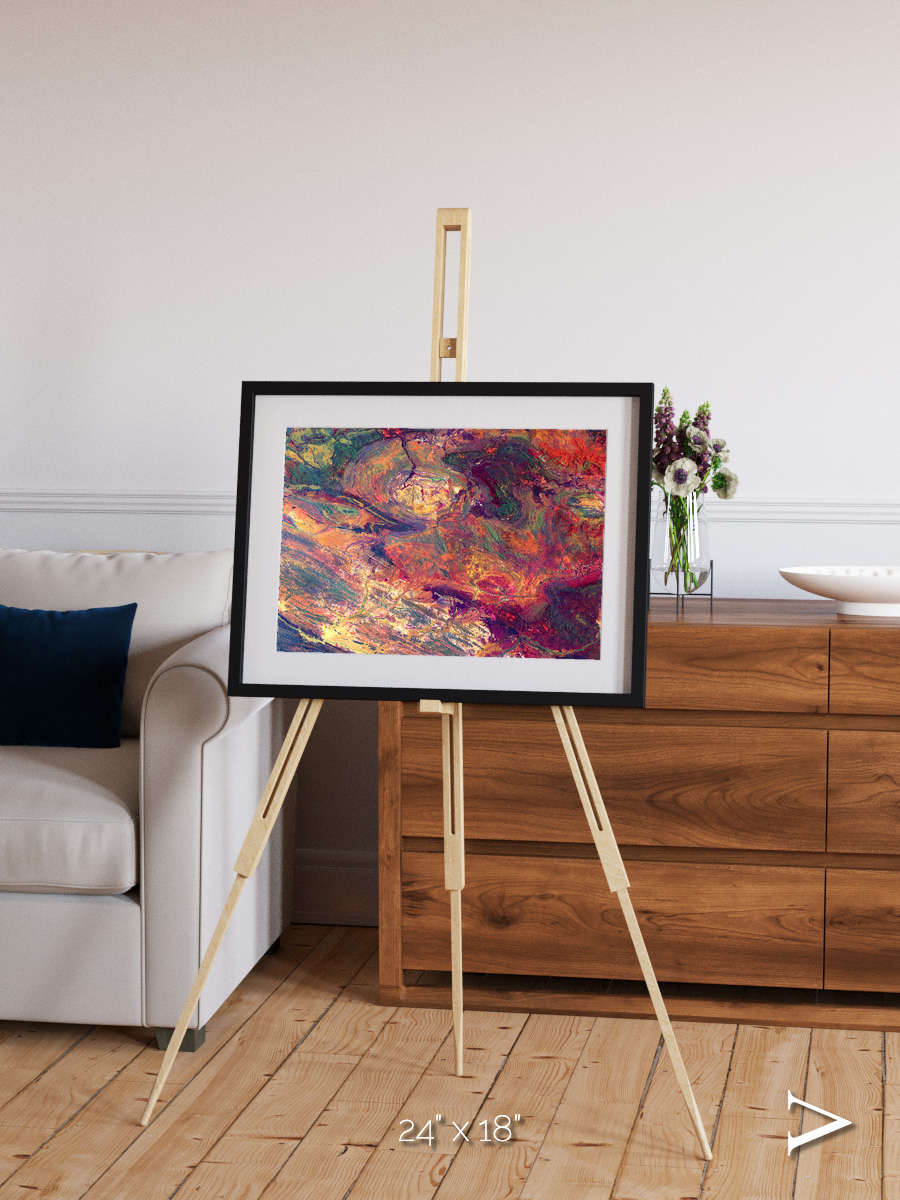 Rock and Ore, Hamersley Framed & Mounted Print