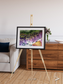 Saline Patterns, Bogda Mountains Framed & Mounted Print
