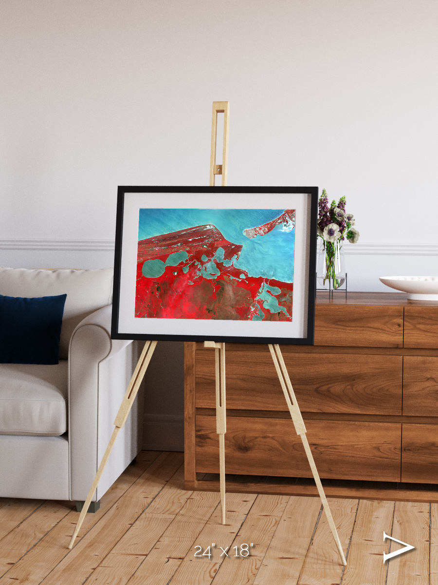 Remote Shores, Campeche Framed & Mounted Print