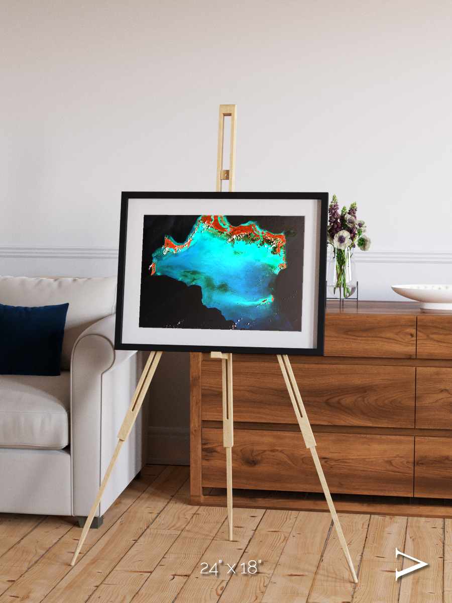 Arctic Outpost, Caribbean Luxury Framed & Mounted Print