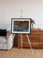 Geometric Fields, Eastern Kazakhstan Framed & Mounted Print