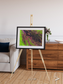 Channel Lines, Demini River Framed & Mounted Print