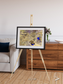Salt Mirror, Great Salt Desert Framed & Mounted Print