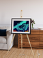 Frozen Currents, Foxe Basin Framed & Mounted Print