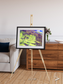 Lake Lines, Lake Amadeus Framed & Mounted Print