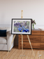 Lake Lines, Lake Carnegie Framed & Mounted Print