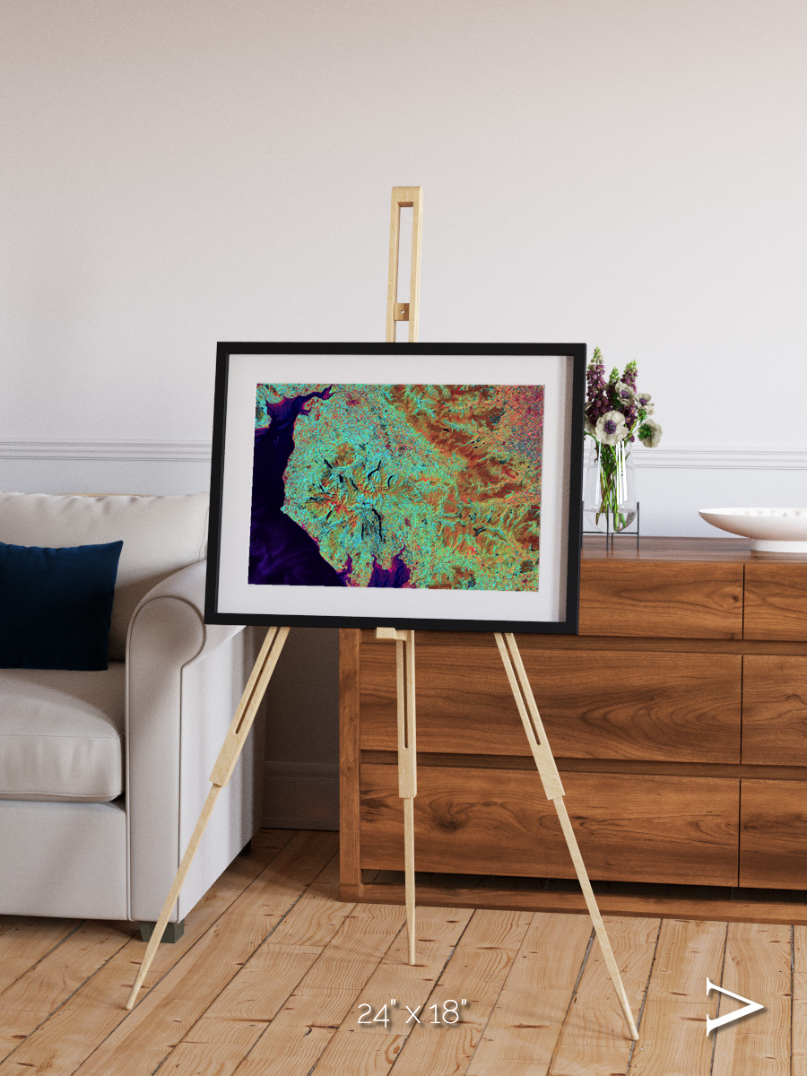 Polar Flow, Lake District Framed & Mounted Print