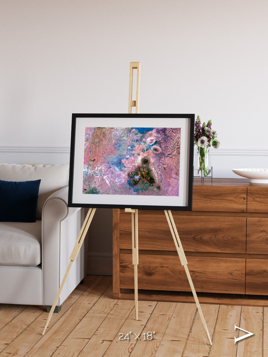 Highlands of Mulanje, Malawi Framed & Mounted Print
