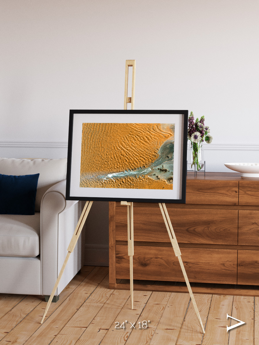 Sands in Motion, Namib Desert Framed & Mounted Print