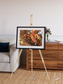 Sunlit Dunes, North America Framed & Mounted Print