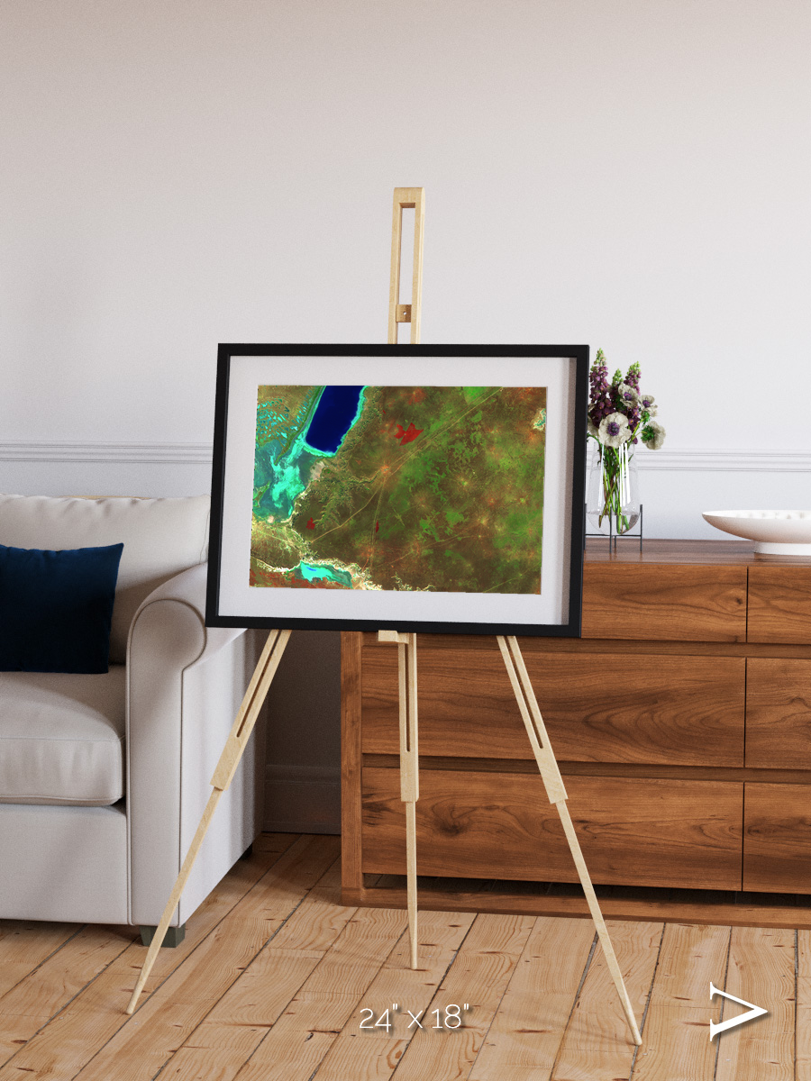 Ghost Waters, Sor Kaydak Framed & Mounted Print