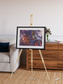 Geologic Tapestry, Asharah Fault Zone Framed & Mounted Print
