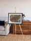 Shifting Dunes, Ugab River Framed & Mounted Print