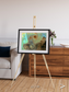 Atmospheric Patterns, Von Karman Vortices Framed & Mounted Print