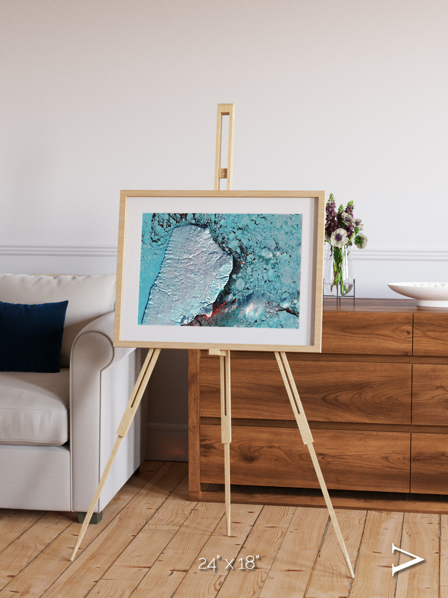 Island Sanctuary, Akpatok Island Framed & Mounted Print