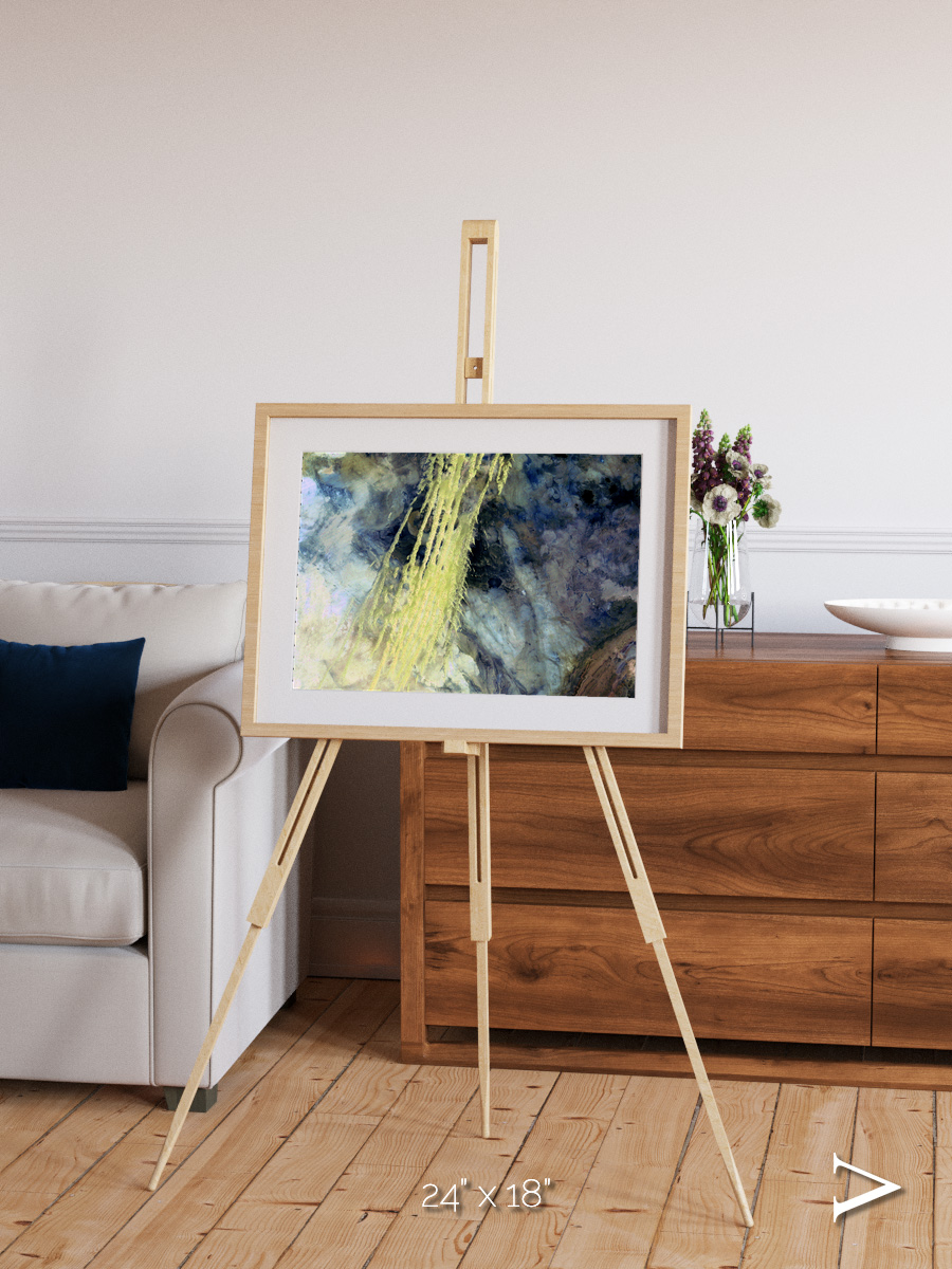 Shifting Sands, Algerian Abstract Framed & Mounted Print
