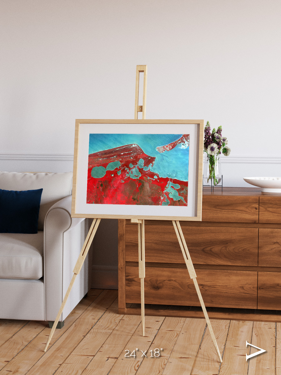 Remote Shores, Campeche Framed & Mounted Print