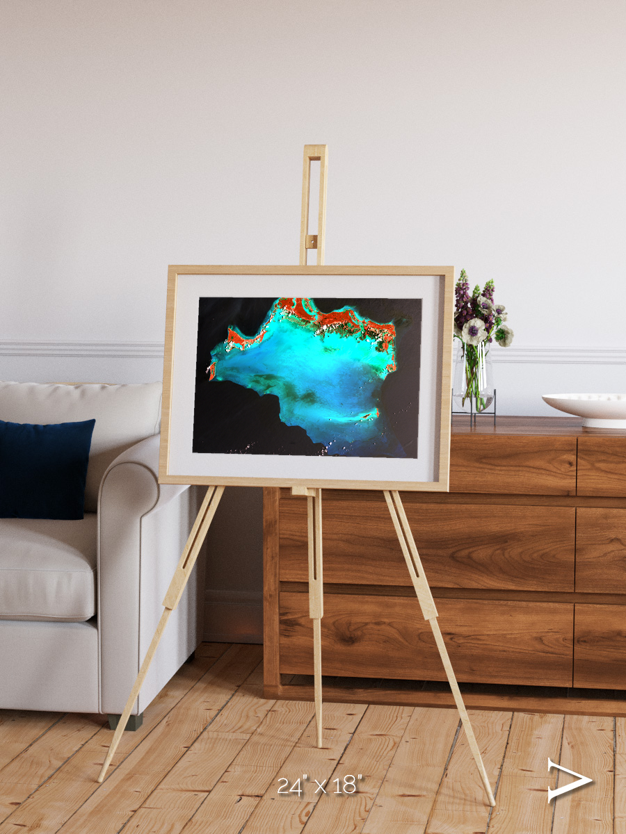 Arctic Outpost, Caribbean Luxury Framed & Mounted Print