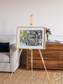 Lava Lines, Chilean Volcanoes Framed & Mounted Print