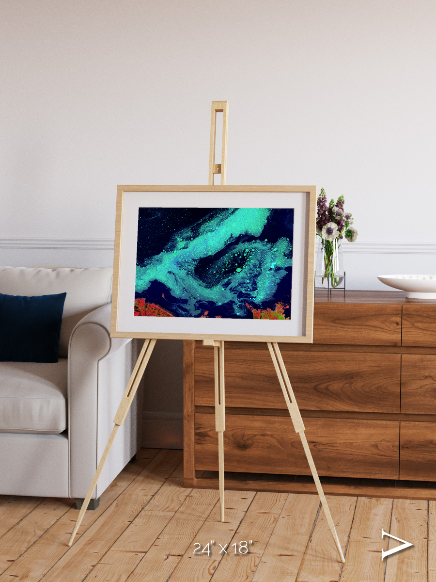 Frozen Currents, Foxe Basin Framed & Mounted Print